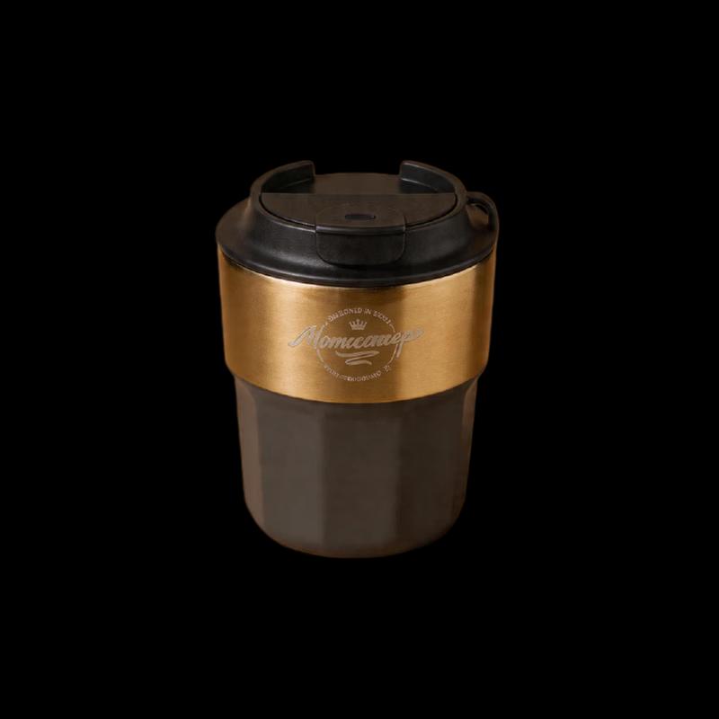 MOMOCONCEPT Ribbed 316L Stainless Steel Coffee Mug
