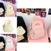 Casual Travel Nylon Backpack For College Students With Cushion Straps For School Use