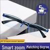 Smart Anti-Blue Light HD Reading Glasses for Seniors - Rimless Design