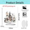 Rotating Christmas Carousel 2D Acrylic Standee - Festive Gift & Home Decoration