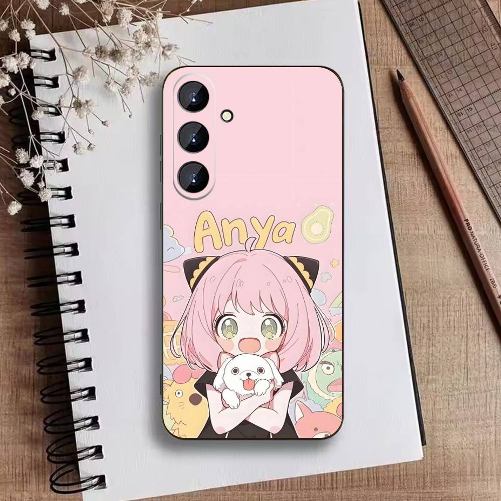 E-Spy X F-Family Anime Phone Case For Samsung Galaxy A73,A72,A71,A70,A52,A51 Others Soft Black Cover