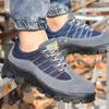 Large Size Men's Safety Shoes Anti Smashing Puncture-proof Men Anti Spark Work Shoes with Protection Anti Slip Safety Boots New