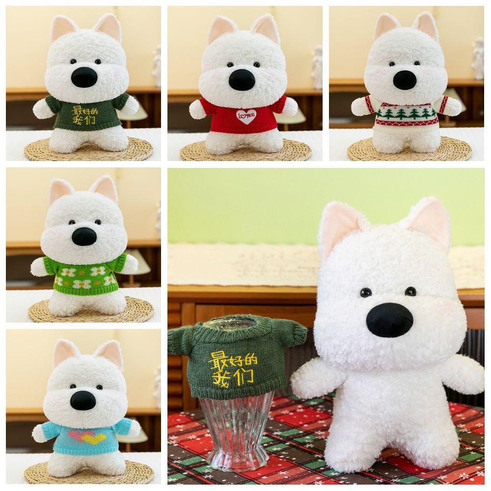 

Big Ear Cartoon Cute Dog Doll Cartoon Stuffed Scarf Puppy Dog Birthday Gifts зелений