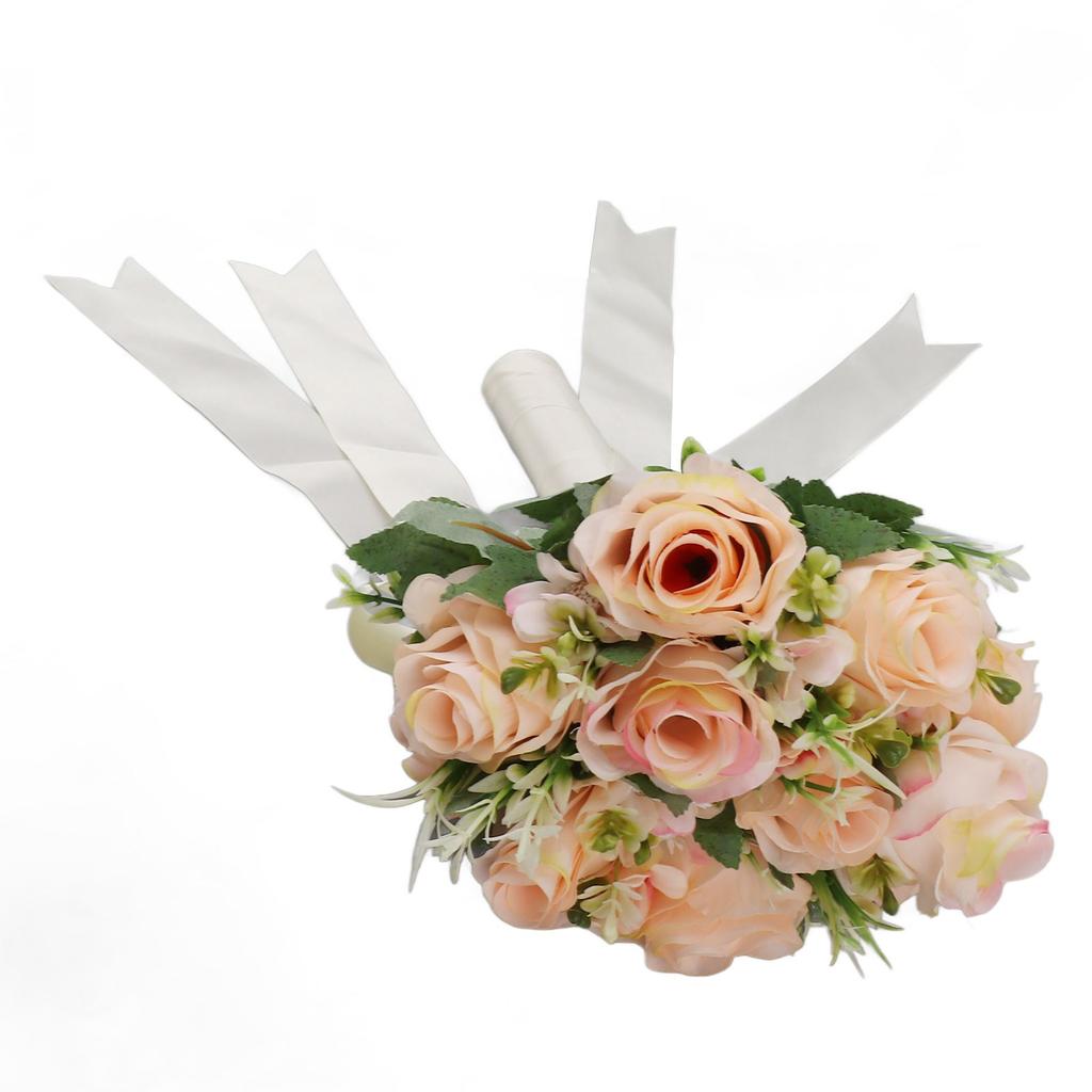 Wedding Bouquets Flower Hand Bouquet Silk Artificial Fake Flowers for   Wedding Party and