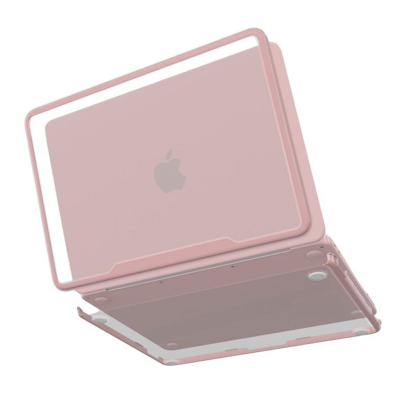 Matt Transparent Laptopfodral MacBook Air 13 Neo A3404 TPUPC Dubbellagers Skyddsskal