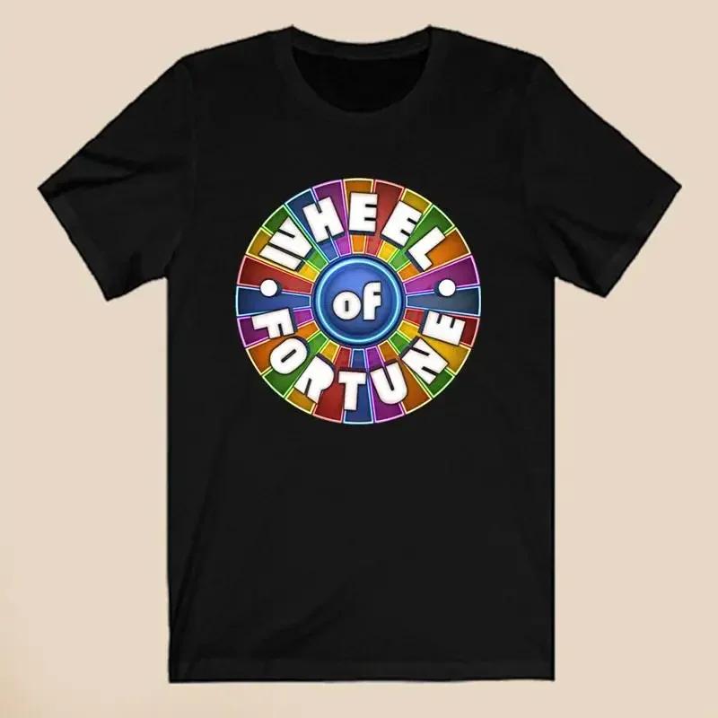 Wheel Of Fortune Retro Tv Show Unisexs Black T Shirt Size S 5xl