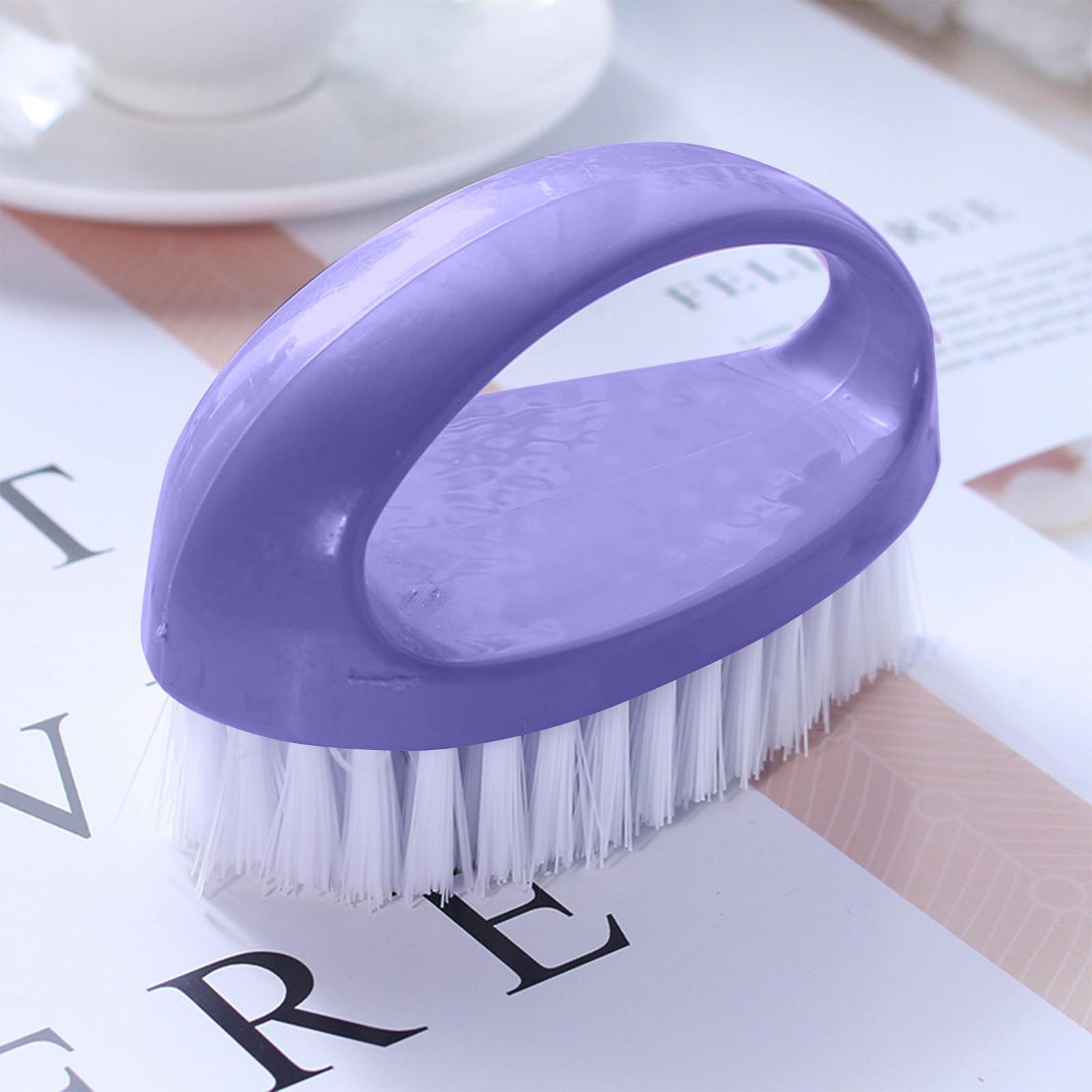 

Щетка-скраб для чистки Прочная щетка для чистки с жесткой нейлоновой щетиной Многоцелевая, небольшого размера One Size фиолетовый