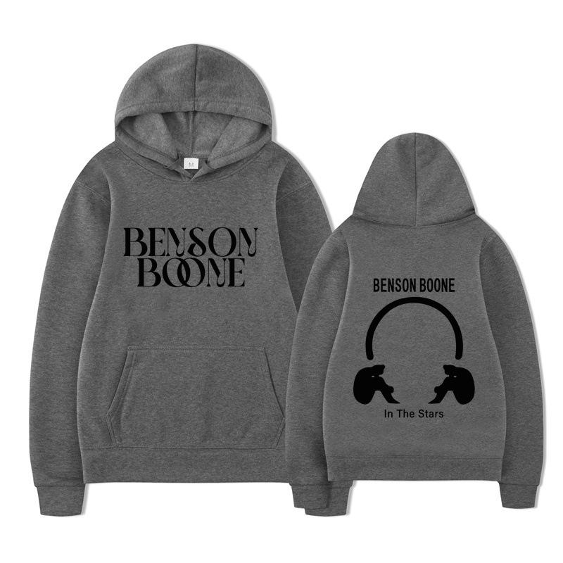 Benson Boone Print Men's Hoodies Boys Harajuku Girls Hip Hop Pullover Fancy Music Gift Casual Loose Comfortable Sweatshirt