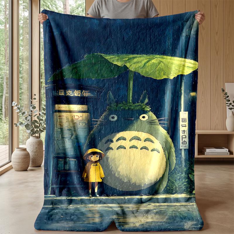 Weiche Flanelldecke Leicht Gemütlich Schlafzimmer Wohnzimmer CoverMein Nachbar Totoro