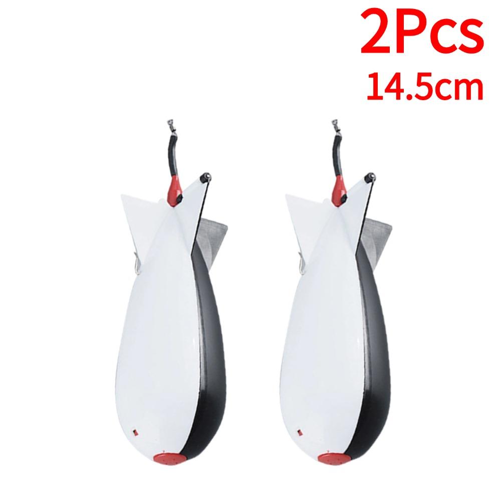 2-10 Stück Karpfenfischen Raketen Futterkörbe 14,5cm 19cm Bombarden Schwimmer Köderhalter Behälter Pellet Futterkörbe Positionierangelwerkzeug