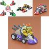 Super Mario Bros Kart Rückziehauto Actionfigur Set 6 Stück Bunte Sammlerstücke
