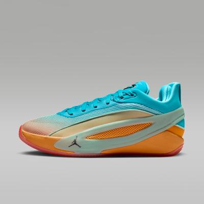 Jordan LUKA 5 Low top Basketball Shoes Men s Blue Green Orange 40