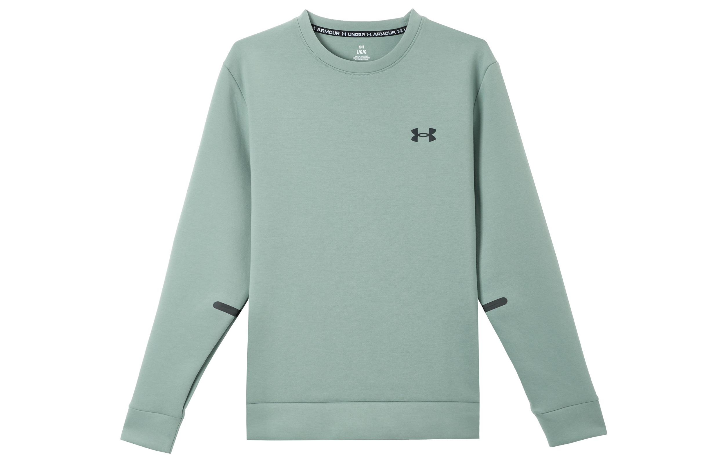 Under Armour Unstoppable UA FLC CREW Sweatshirt Men s Lime Green 1381688-348 M