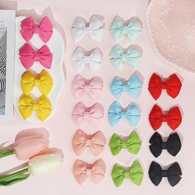 20/30/40Pcs Baby Girls Hair Clips 2inch Hair Bows Alligator Hairpins for Infant Kids Hair Accessories Simple Holiday Hairpins