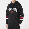 Converse Collegiate Text Pullover Hoodie Asia Sizing 'Black' Men's 10017352-A01