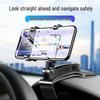 Universal Car Phone Holder with Suction Cup and Air Vent Mount for Dashboard Navigation