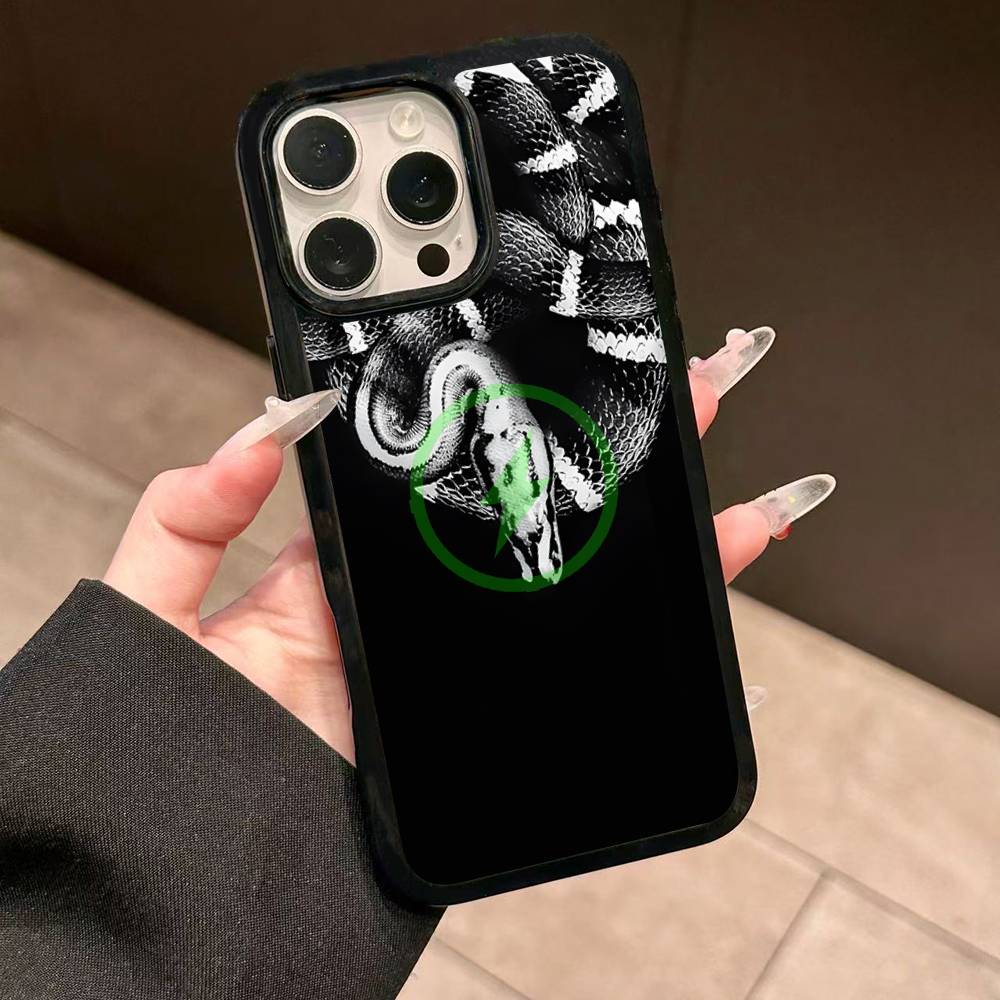 M-MARCELO B-BURLON Magnetic Wireless Phone Case For IPhone 17 16 15 14 Plus 13 12 11 Pro Max