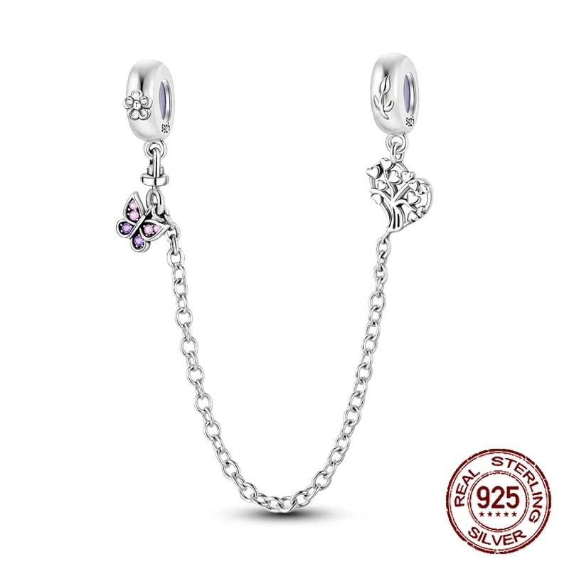 Copper Butterfly Sparkling Flower Iris Tulip Lavender Sunflower Beads Fit Original Bracelet Diy Bead Women Jewelry