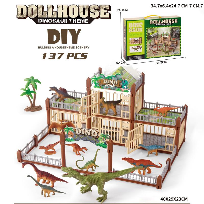 

New IY Dinosaur Park Model Children s Simulated Animal Toys Boys Educational Assembly Model Toys Birthday Gifts