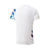 Li Ning Badminton Series V-Neck Pullover Comfortable Versatile Breathable Short Sleeve Badminton Shirt Unisex Tops Standard-White AAYU223-2