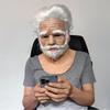 Old Man Decor Realistic Latex Mask For Halloween Props Cosplay Party Masks