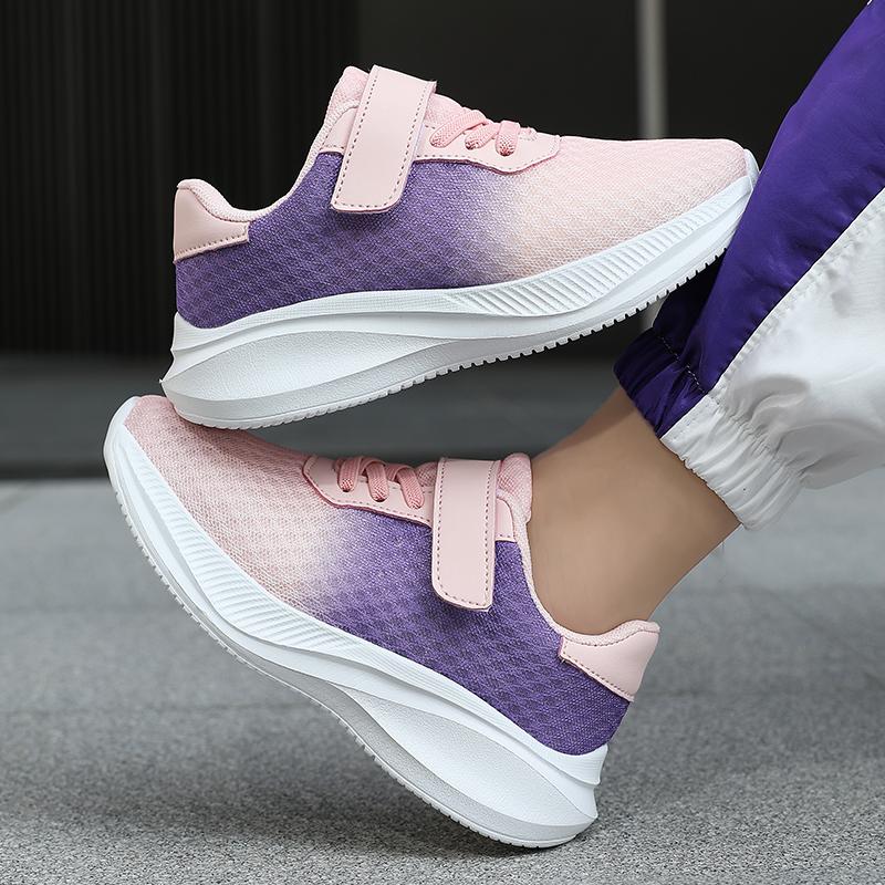 Fashionable Zhongda children's sports shoes, boys' all-season trendy shoes, breathable soft-soled girls' mesh shoes, casual shoe
