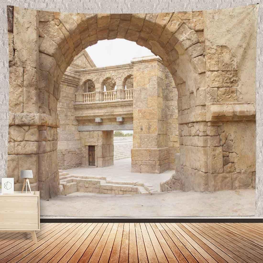 Tapestry of pine cones Jerusalem old city ancient 75x100