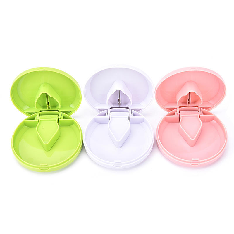 Organizer For Medicine Splitter Hold Storage Box Pill Tablet Pill Cutter Divider
