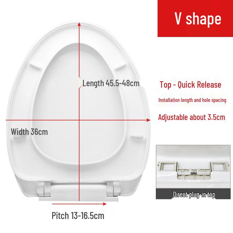Lindong Thickened Universal Toilet Seat Cover