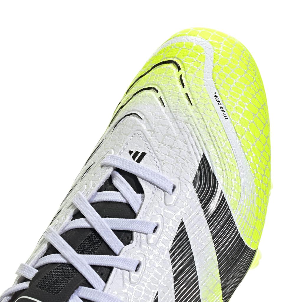 adidas PREDATOR League HG/AG Japan - Footwear White / Core Black / Lucid Lemon (JQ6065) - 27.5 cm