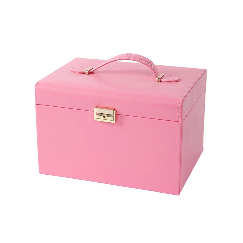 Multi-layer Large-capacity Jewelry Storage Box PU Waterproof Material Portable Portable Jewelry Storage Jewelry Box