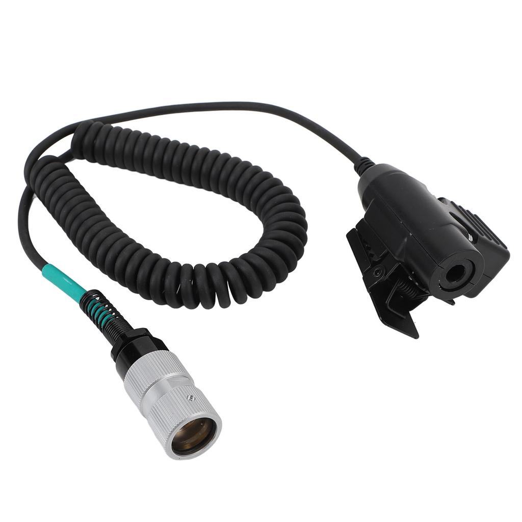 6PIN U94 Adapter Push To Talk Talkabout Radio Cable Plug Headset Connector for PRC?152 Talkabout