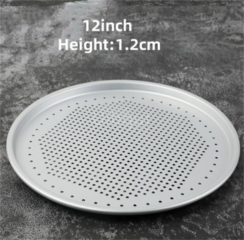 6 7 8 Inch Leaky Round Bread Aluminium Pizza Pan Pie Tray Mold Steaming Plate Cookie Cooling Net DIY Baking Gadgets And Tools