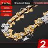 20 inch 76 links 38 cutters golden chainsaw chain (3-pack)