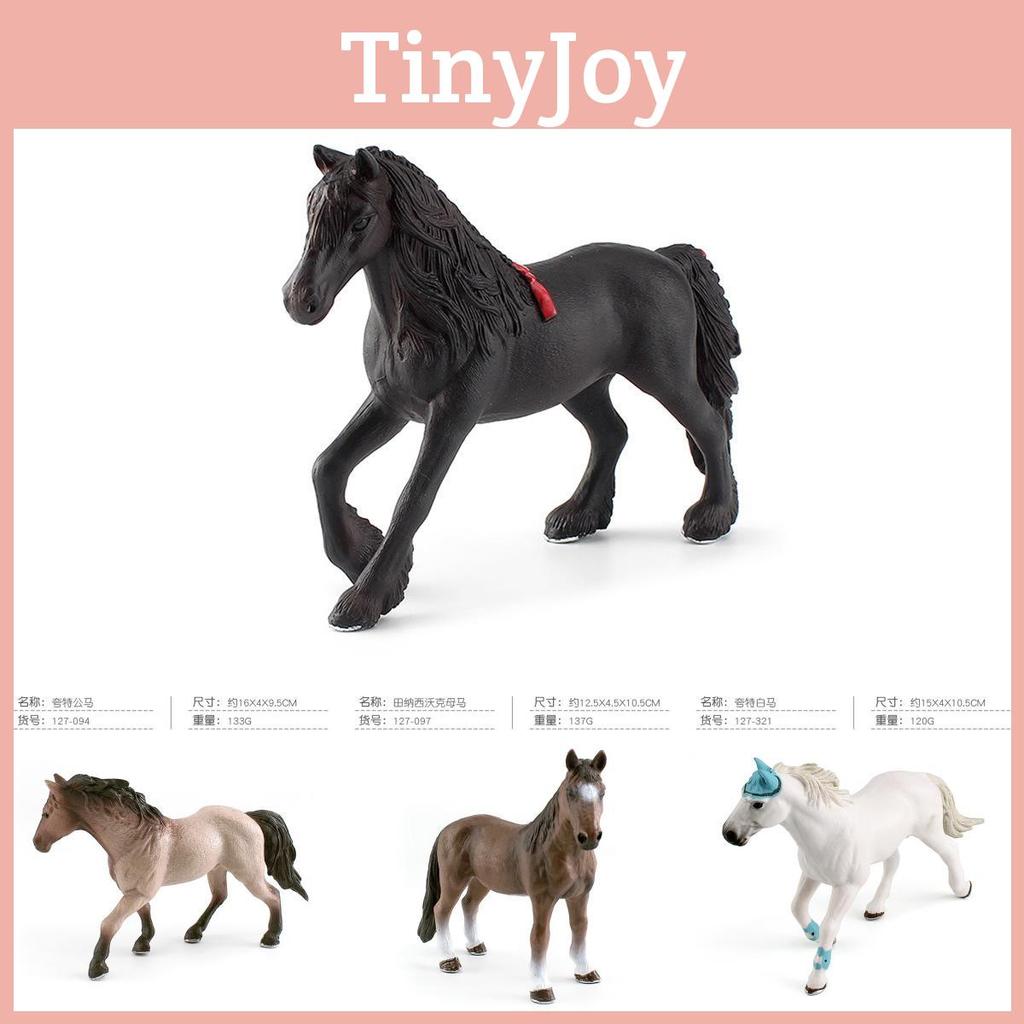 Lifelike Pvc Horse Figurines Set Including Appaloosa Quarter Horse And Hanoverian For Home Decor And Collectible Display