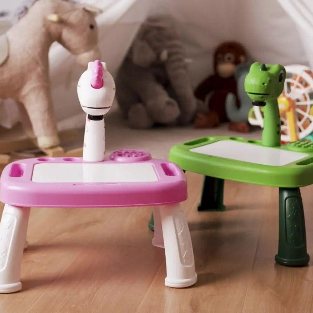 

1set Painting Set LED Projector Painting Board Led Projector Art Drawing Table Toys Children