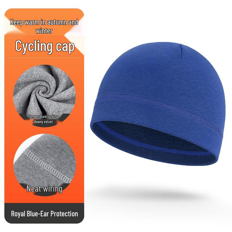 Windproof Winter Cycling Beanie: Warm Ear-Covering Hat for Motorcycling, Running & Sports