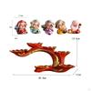 God of Figure Wealth Statue Fengshui Creative Mini Desktop Ornament for Table Bedroom