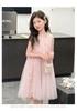 Girls' Summer Dress 2026 New Style Children's Stylish Sleeveless Mesh Princess Dress Girls' Summer Dress Fluffy Skirt