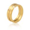Cazador Minimlist Stainless Steel Rings for Men Women Couple Jewelry Finger Ring Engagement Anniversary Gift 2026 Aesthetic New