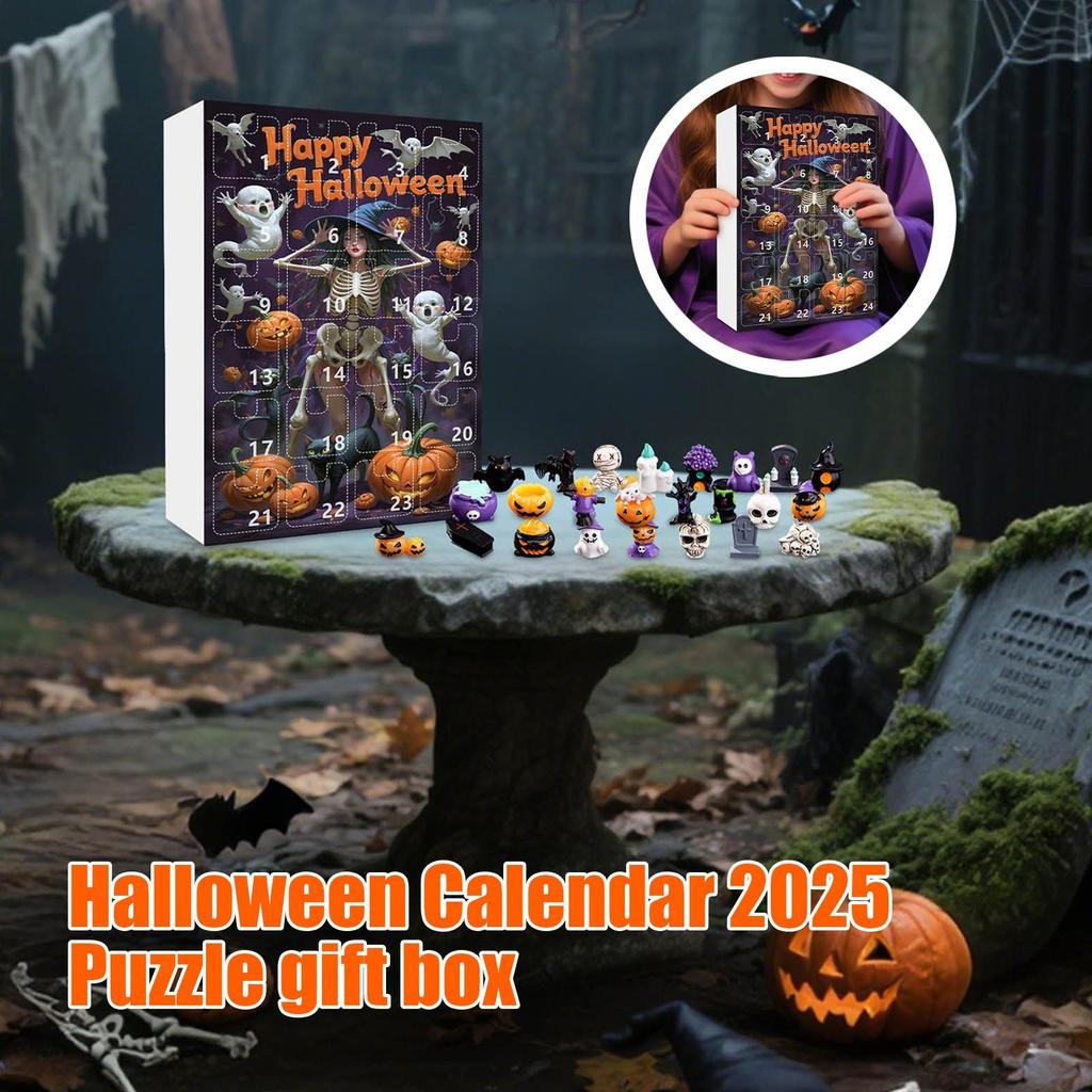 24 Day Countdown Halloween Horror Advent Calendar Nightmares Before Advent Calendar Doll Children's Collected Character Gifts