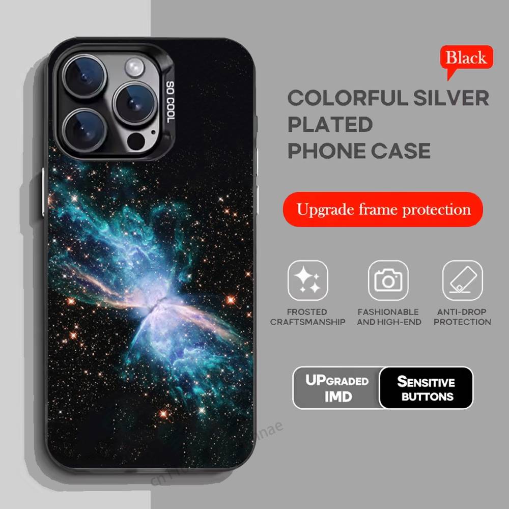 Earth Stars Space Phone Case for iPhone 17 11 12 Pro Max Plus Mini Air SE  16e 14 15 16 13 Soft Shell