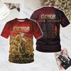 Popular Heavy Metal Band T Shirts Men/Women Fashion Hip Hop Streetwear Oversized Short Sleeve Top Tees