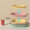 Foldable Plastic Wash Basin Dormitory Travel Camping Compact Collapsible Sink Small Medium Large Size