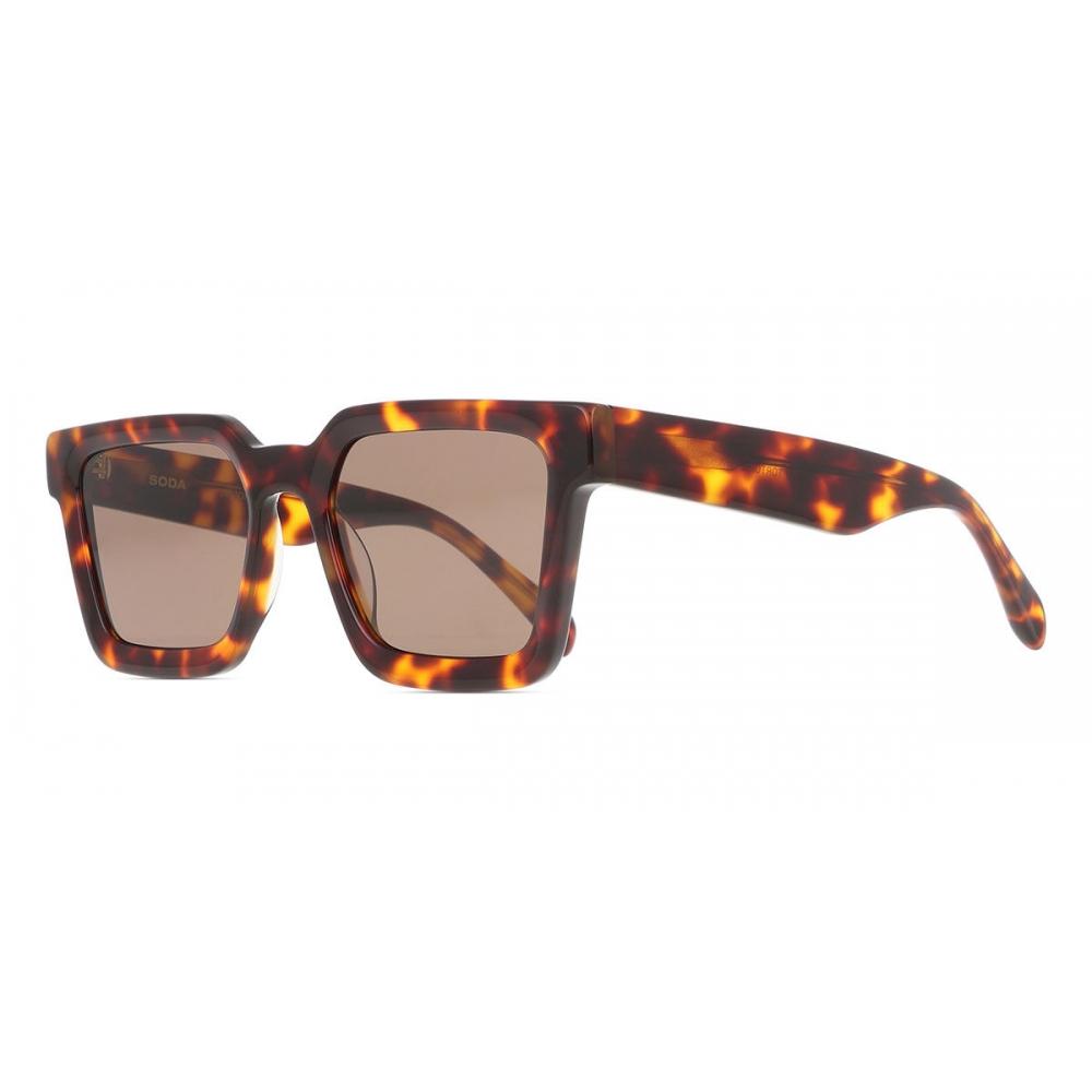Soda Shades Brooklyn Ii Tortoise Unisex Sunglasses
