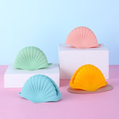 1 paio di guanti antiscottatura di lunga durata Design a forma di conchiglia Supporti per maniglie calde durevoli