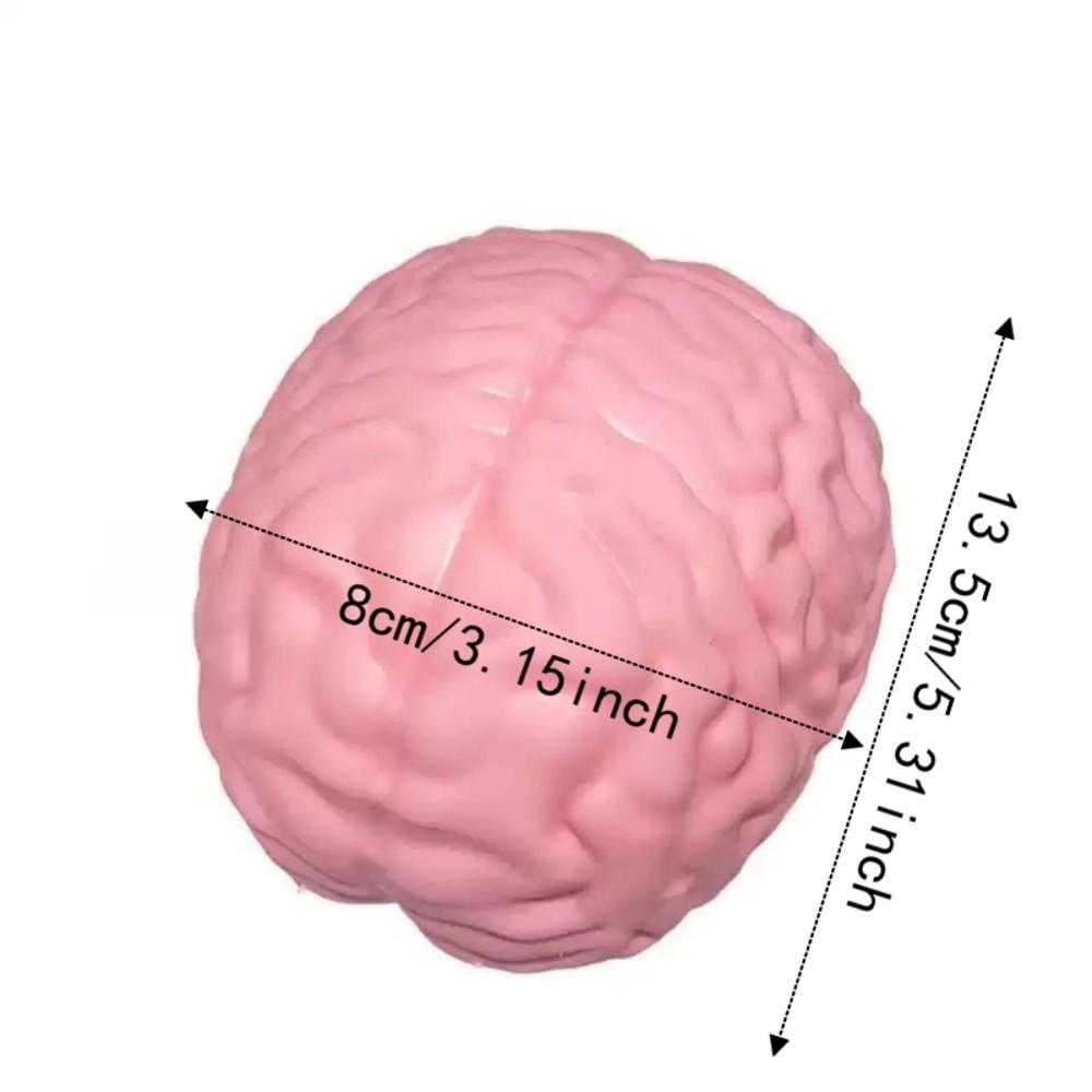 Slow Rising Brain Squishy Toy Moldable Prank Toy Unique Squeeze Toy for Adults Kids