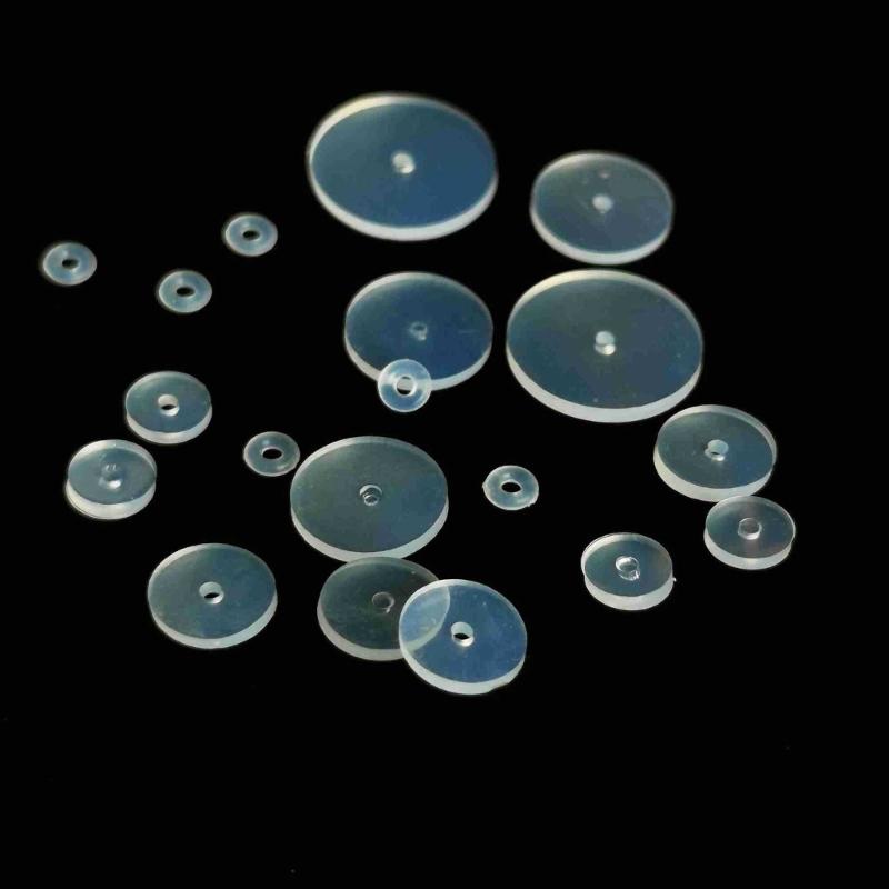 100pcs Stabilizer Earrings Backings Clear Silicone Earrings Back Stopper Practical Healing Discs Pads for Ear Support