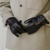 Men S gloveS Black Leather Smartphone Touch gloveS Dcgv3f131bk
