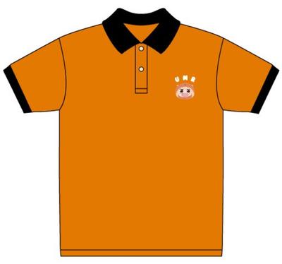 Umaru Embroidery Polo Shirt Orange X Black M Size Himouto!Umaru-chan